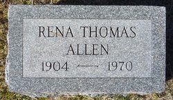 Rena <I>Thomas</I> Allen 