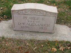 Pearlie Rosa <I>Gillham</I> Alexander 