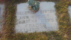 Martha Faye <I>Dews</I> Frazier 