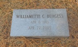 Williamette <I>Currie</I> Burgess 