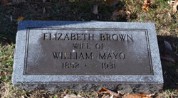 Mrs Mary Elizabeth Stone “Lizzie” <I>Brown</I> Mayo 