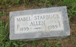 Mabel Loretta <I>Starbuck</I> Allen 