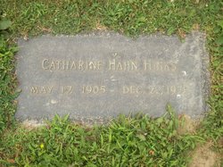 Catharine Briggs <I>Hahn</I> Hinks 