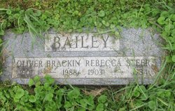 Rebecca B <I>Steer</I> Bailey 
