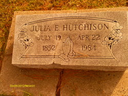 Julia Elizabeth <I>Addington</I> Hutchison 