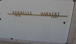 Bernelle Mildred <I>Hellstern</I> Harbert 