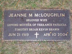 Jeanne M McLoughlin 