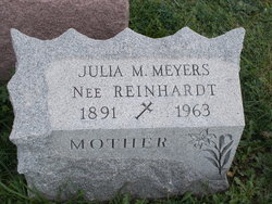 Julia M <I>Reinhardt</I> Meyers 