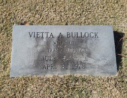 Martha Vietta <I>Alford</I> Bullock 