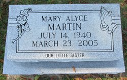 Mary Alyce Martin 