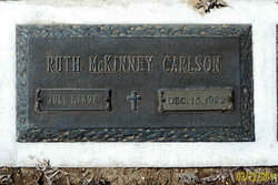 Ruth Mary <I>McKinney</I> Carlson 