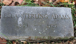 Ella Lundie <I>Sterling</I> Adams 