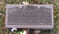Martha Marie <I>Fiedler</I> Studier 