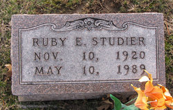 Ruby E <I>Mullens</I> Studier 