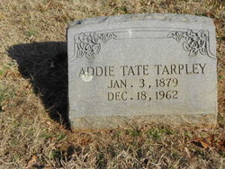 Addie <I>Tate</I> Tarpley 