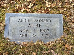 Alice <I>Leonard</I> Aube 