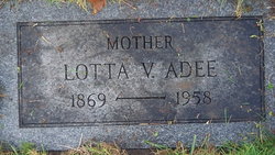 Lottie Violia <I>Poe</I> Adee 