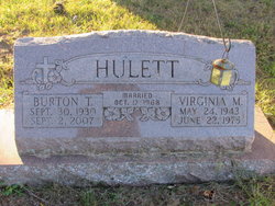 Virginia M. <I>Zimmer</I> Hulett 