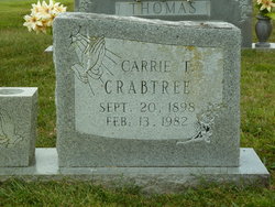 Carrie <I>Troxel</I> Crabtree 