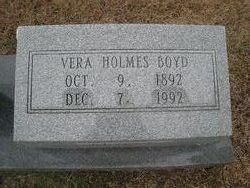Vera <I>Holmes</I> Boyd 