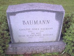 Elsie Blanchard <I>Durand</I> Baumann 