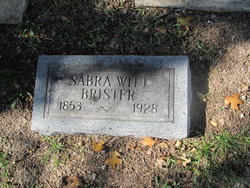 Sabra Hester <I>Witt</I> Brister 