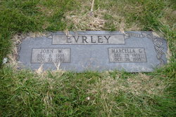 Gladys Marcella <I>Walker</I> Evrley 