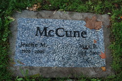 Jennie M <I>Radich</I> McCune 