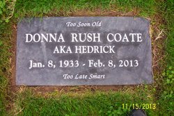 Donna Rush <I>Coate</I> Hedrick 