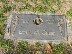 Ethel Mae <I>Carter</I> Cheek 