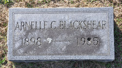 Hazel Arnelle <I>Gillespie</I> Blackshear 