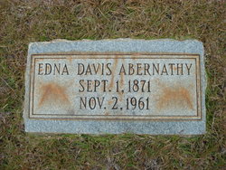 Edna <I>Davis</I> Abernathy 