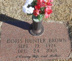 Doris <I>Hunter</I> Brown 