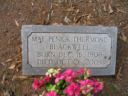 Mae <I>Penick</I> Thurmond Blackwell 
