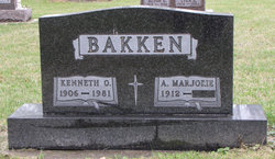 A. Marjorie <I>Knudson</I> Bakken 