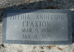 Zilphia <I>Anderson</I> Claxton 