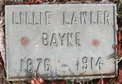 Lillian “Lillie” <I>Lawler</I> Bayne 