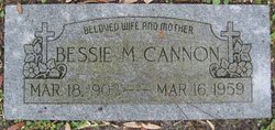 Bessie M <I>Hardee</I> Cannon 