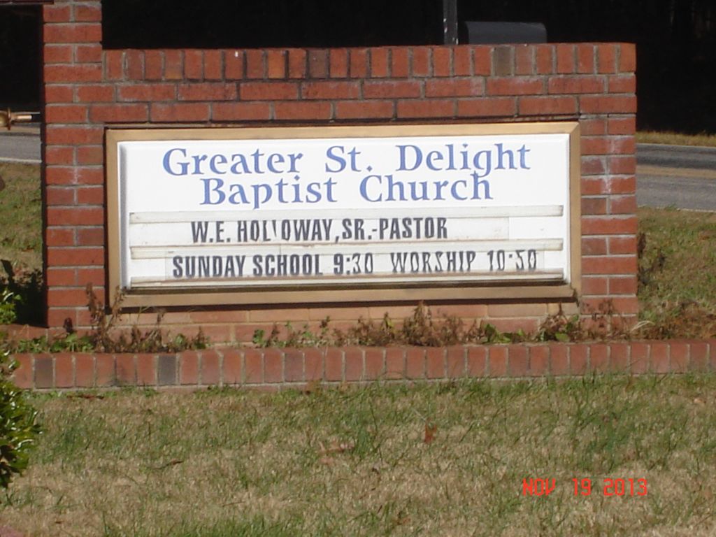 Greater Saint Delight Baptist Church Cemetery