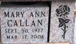 Mary Ann Callan 