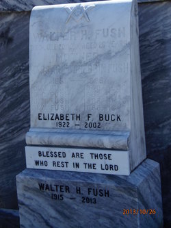 Margaret Elizabeth <I>Fush</I> Buck 