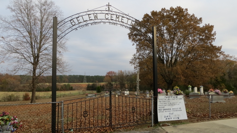 Belew Cemetery, Lauderdale County, Alabama
