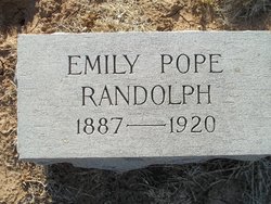 Emily Pope <I>Malone</I> Randolph 