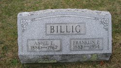 Annie Edna <I>Billman</I> Billig 