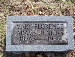 Mary Florence <I>Adams</I> Jenkins 