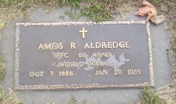 PFC Amos Raymond Aldredge 