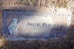 Hallah E. “Hallie” <I>Osborn</I> Platzer 