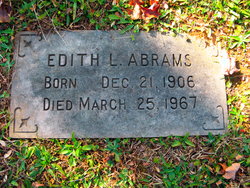 Edith L. Abrahms 