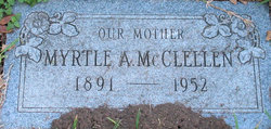 Myrtle Annie <I>Woods</I> McClellen 