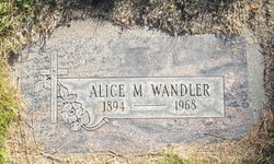 Alice M <I>Meunier</I> Wandler 